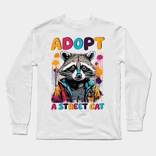 Adopt A Street Cat Long Sleeve T-Shirt